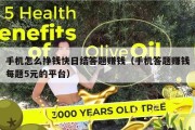 手机怎么挣钱快日结答题赚钱（手机答题赚钱每题5元的平台）