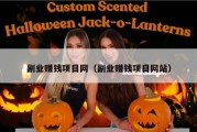 副业赚钱项目网（副业赚钱项目网站）