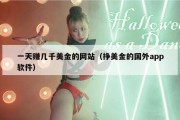 一天赚几千美金的网站（挣美金的国外app软件）