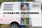2025年致富小项目（致富小项目赚钱商机）