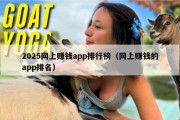 2025网上赚钱app排行榜（网上赚钱的app排名）