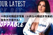 十四五时期经济发展（十四五时期经济发展的指导方针是什么）