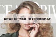 农村弄什么厂子挣钱（开个不愁销路的小厂）