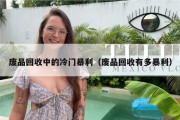 废品回收中的冷门暴利（废品回收有多暴利）