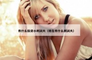 养什么投资小利润大（现在养什么利润大）