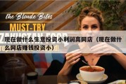 现在做什么生意投资小利润高网店（现在做什么网店赚钱投资小）