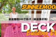 副业赚钱100个路子（副业赚点钱）