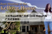 小红书app的推广方式（小红书app的推广方式有哪些）