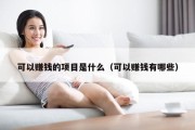可以赚钱的项目是什么（可以赚钱有哪些）