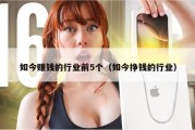 如今赚钱的行业前5个（如今挣钱的行业）