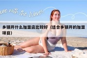 乡镇开什么加盟店比较好（适合乡镇开的加盟项目）