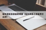 哈尔滨适合创业的项目（哈尔滨自己创业开什么好）