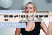 最新赚钱的项目哪里找（2020最新的赚钱项目）