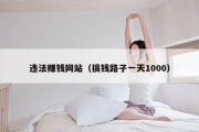 违法赚钱网站（搞钱路子一天1000）