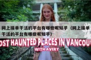网上接单干活的平台有哪些呢知乎（网上接单干活的平台有哪些呢知乎）