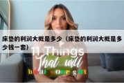 床垫的利润大概是多少（床垫的利润大概是多少钱一套）