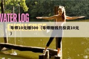 导师10元赚500（导师赚钱只投资10元）
