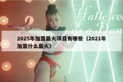 2025年加盟最火项目有哪些（2021年加盟什么最火）