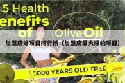 加盟店好项目排行榜（加盟店最火爆的项目）