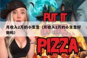 月收入2万的小生意（月收入2万的小生意好做吗）