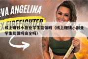 线上赚钱小副业学生能做吗（线上赚钱小副业学生能做吗安全吗）