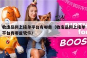 收废品网上接单平台有哪些（收废品网上接单平台有哪些软件）