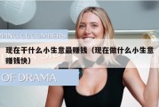 现在干什么小生意最赚钱（现在做什么小生意赚钱快）