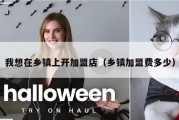 我想在乡镇上开加盟店（乡镇加盟费多少）