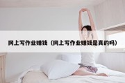 网上写作业赚钱（网上写作业赚钱是真的吗）