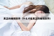真正的赚钱软件（什么才能真正的赚钱软件）