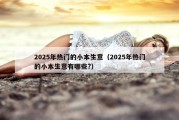 2025年热门的小本生意（2025年热门的小本生意有哪些?）