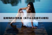 能赚钱的小型机器（买什么小机器可以赚钱）