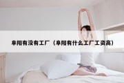 阜阳有没有工厂（阜阳有什么工厂工资高）