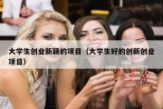 大学生创业新颖的项目（大学生好的创新创业项目）