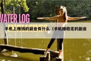 手机上赚钱的副业有什么（手机赚稳定的副业）