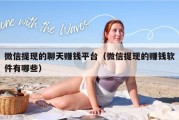 微信提现的聊天赚钱平台（微信提现的赚钱软件有哪些）