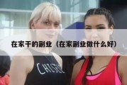 在家干的副业（在家副业做什么好）