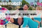 开一家组装厂（开一家组装厂赚钱吗）