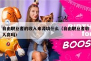 自由职业者的收入来源填什么（自由职业者收入高吗）