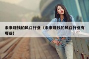 未来赚钱的风口行业（未来赚钱的风口行业有哪些）