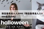 微信备用金人人8000（微信备用金人人8000是真的吗）