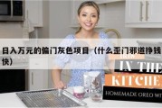 日入万元的偏门灰色项目（什么歪门邪道挣钱快）